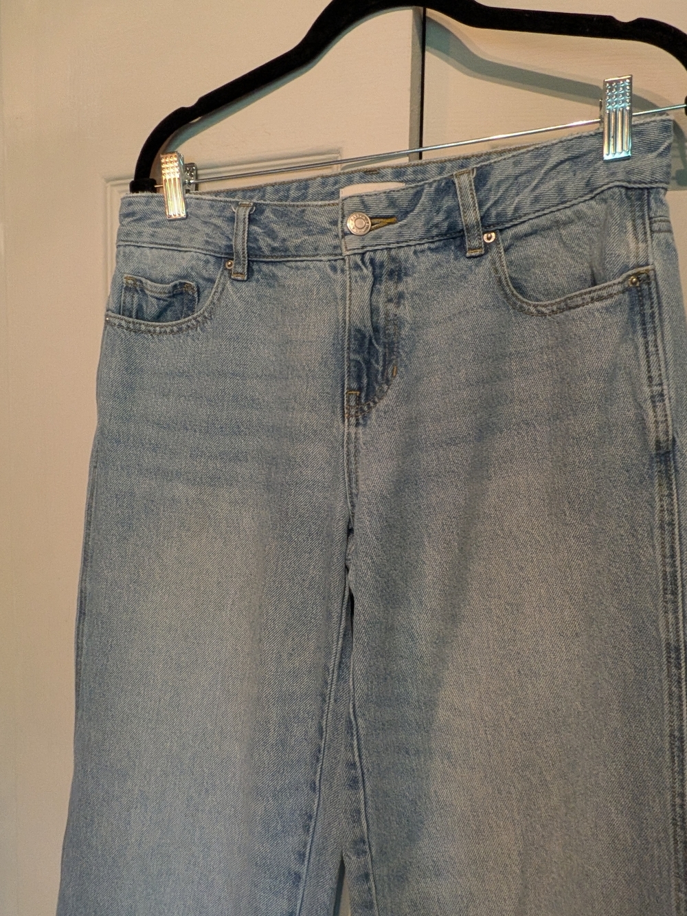 PacSun Light Blue Straight Leg Women's Jeans - Picture 4 of 7